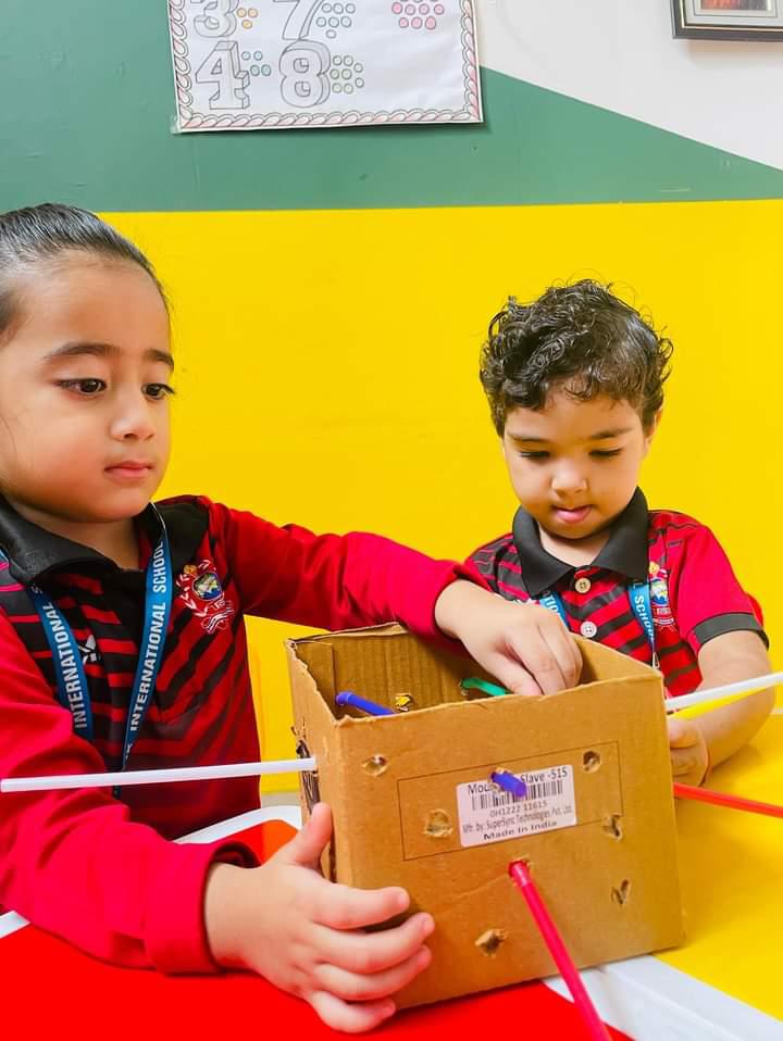Primary students at Shivalik International School engaging in fun learning activities.